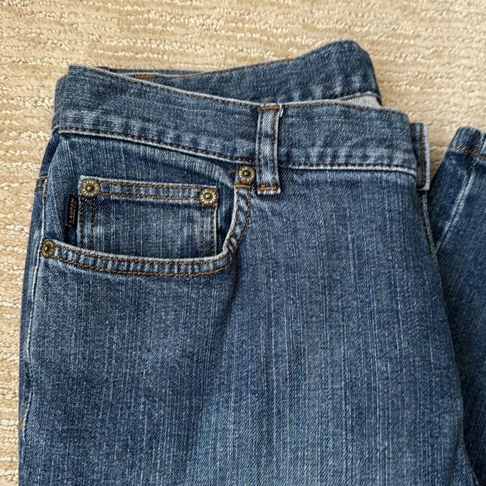 Lauren Jeans Company Straight Leg Jeans, Size 6 - Picture 5 of 10